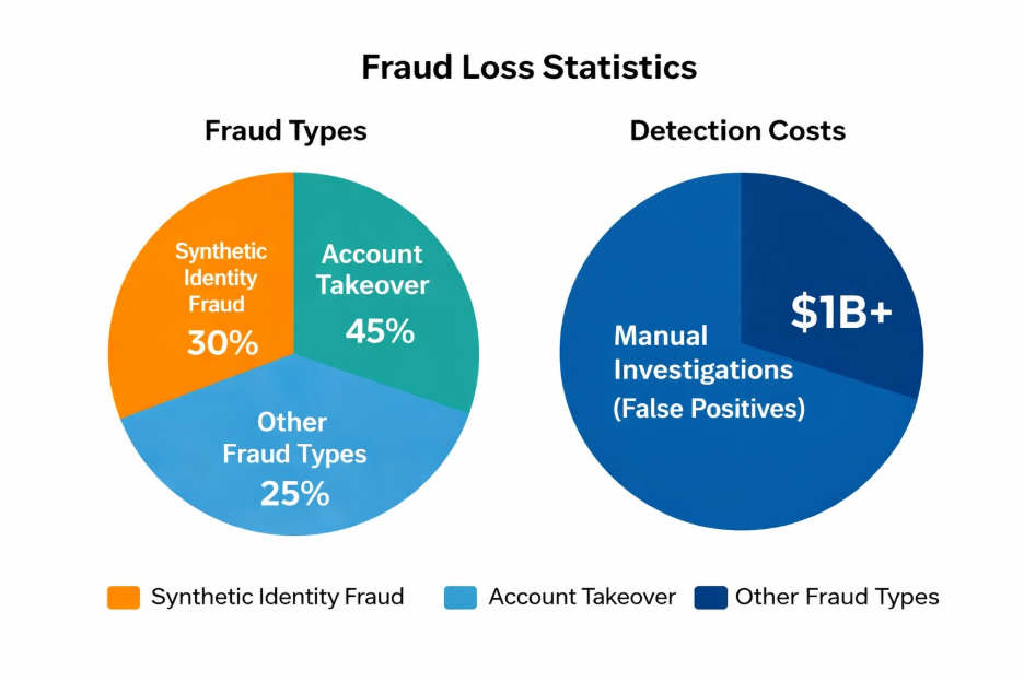 fraud loss statistics piechart - pacewisdom