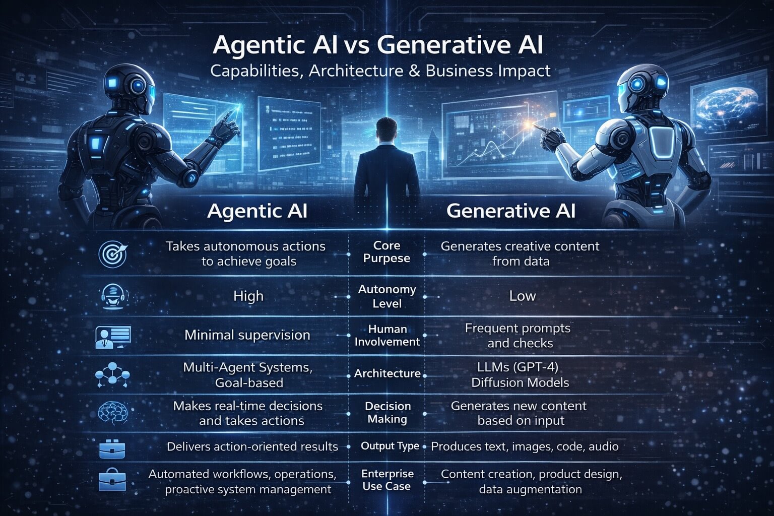 Agentic AI vs Generative AI