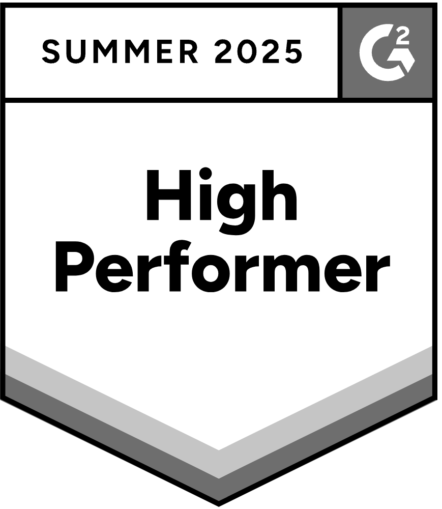 G2 High performer logo black 