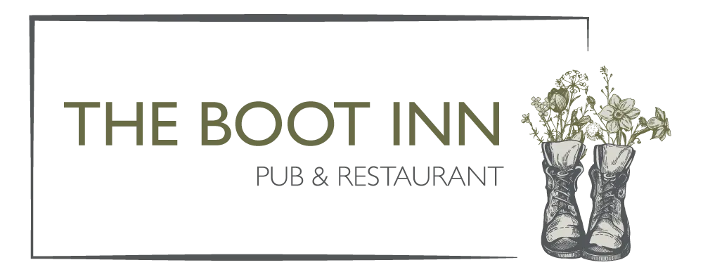 The Boot Inn Logo - Boots with flowers