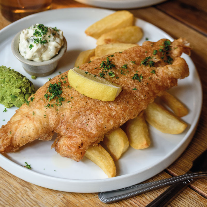 The Boot Inn - Herefordshire - Fish and Chips