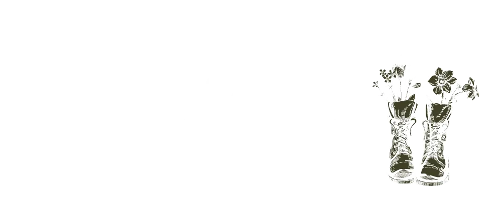 The Boot Inn - Logo - Boots with flowers