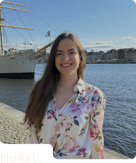 Profile picture of Blanka U. in Stockholm.