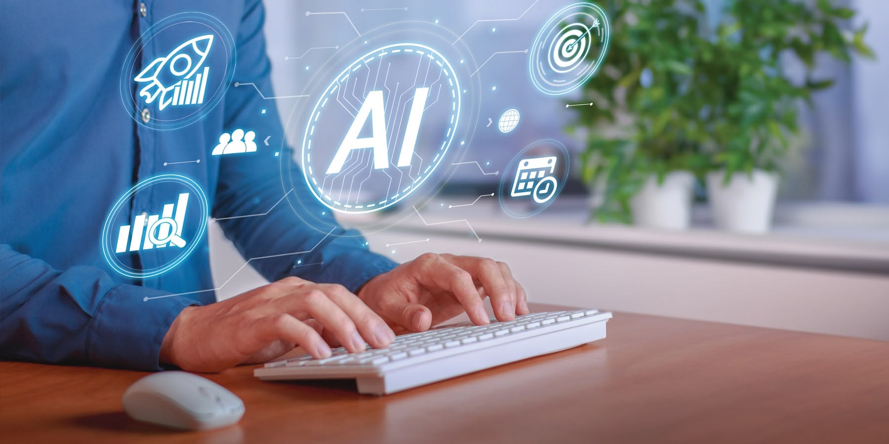 AI-Powered SEO Optimization in a Modern Workspace