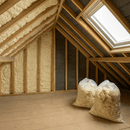 Loft insulation stripped from beams – Caerphilly home