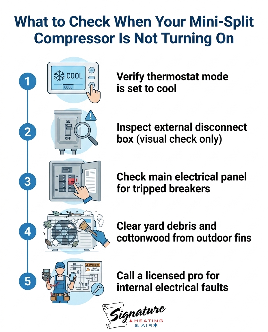 What to Check When Your Mini-Split Compressor Is Not Turning On