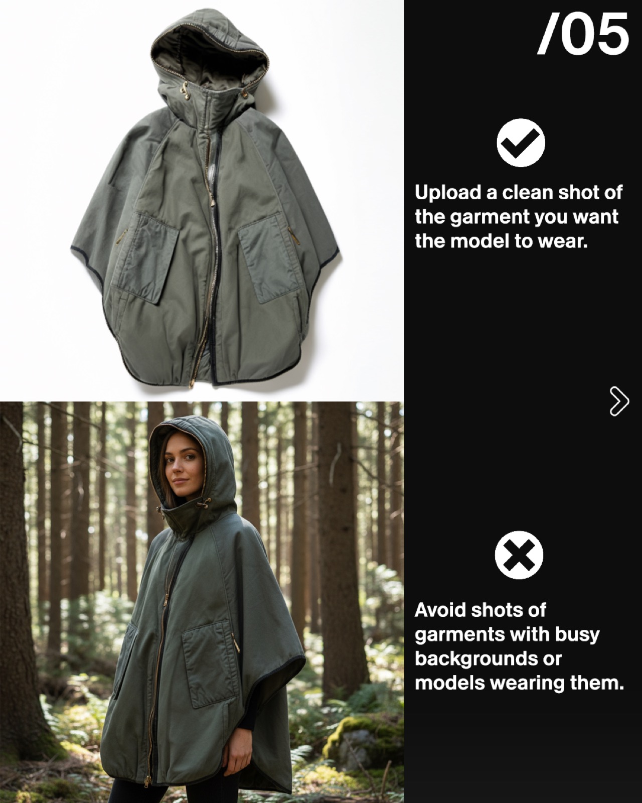 Photo Studio Prompting example 6 - Prompting for Photo Studio - Tips & Tricks - The Fabricant Intelligent Tools