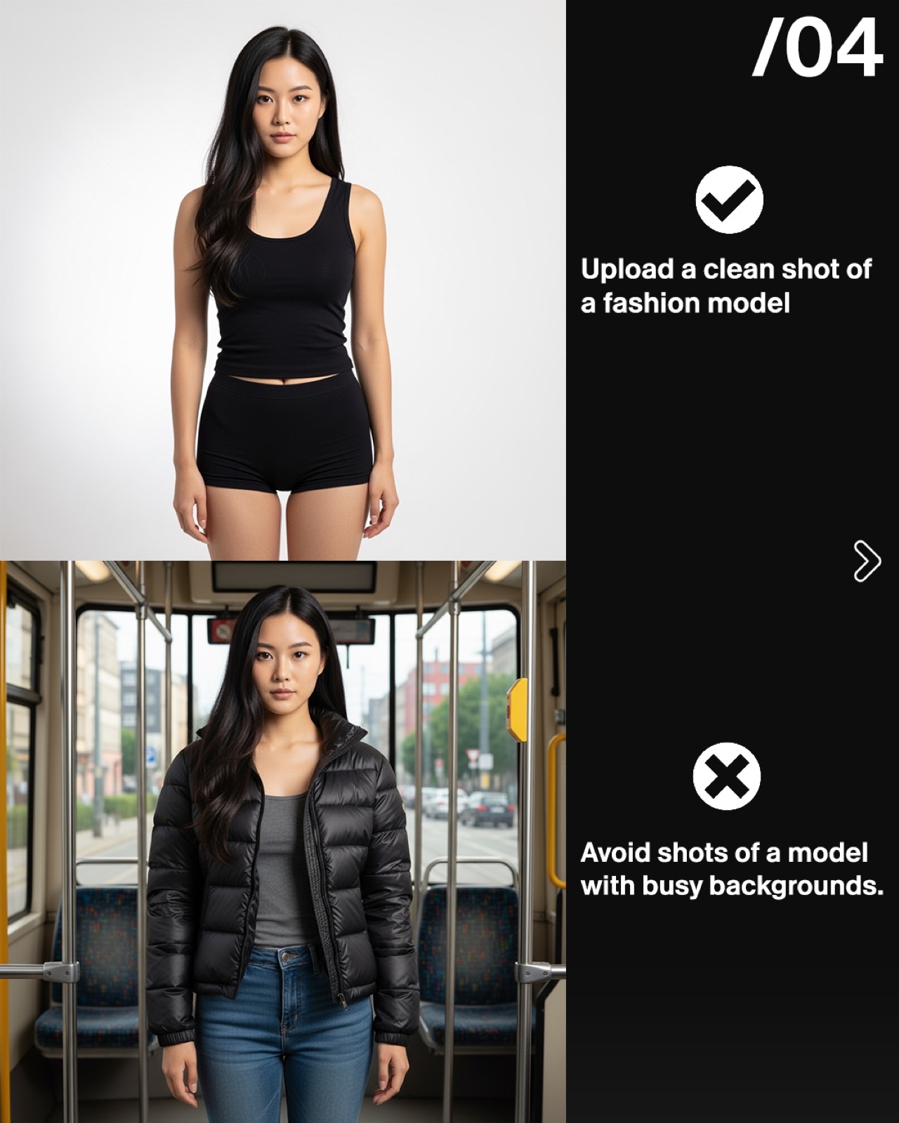 Photo Studio Prompting example 5 - Prompting for Photo Studio - Tips & Tricks - The Fabricant Intelligent Tools