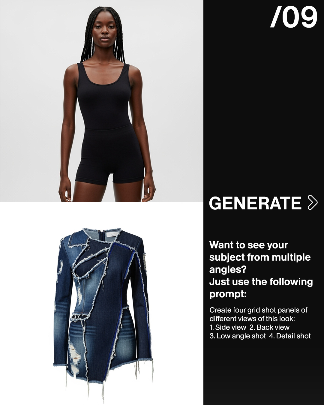 Photo Studio Prompting example 13 - Prompting for Photo Studio - Tips & Tricks - The Fabricant Intelligent Tools