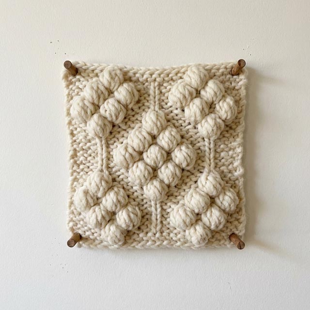 Bobble Stitches – Small balls on surface example 2 - Detailed Guide to AI Knitwear Using Prompt Presets - The Fabricant Intelligent Tools