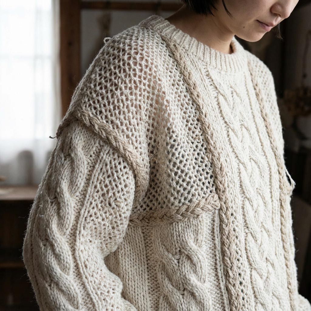 PROMPT COLLECTION TO COPY example 7 - Detailed Guide to AI Knitwear Using Prompt Presets - The Fabricant Intelligent Tools