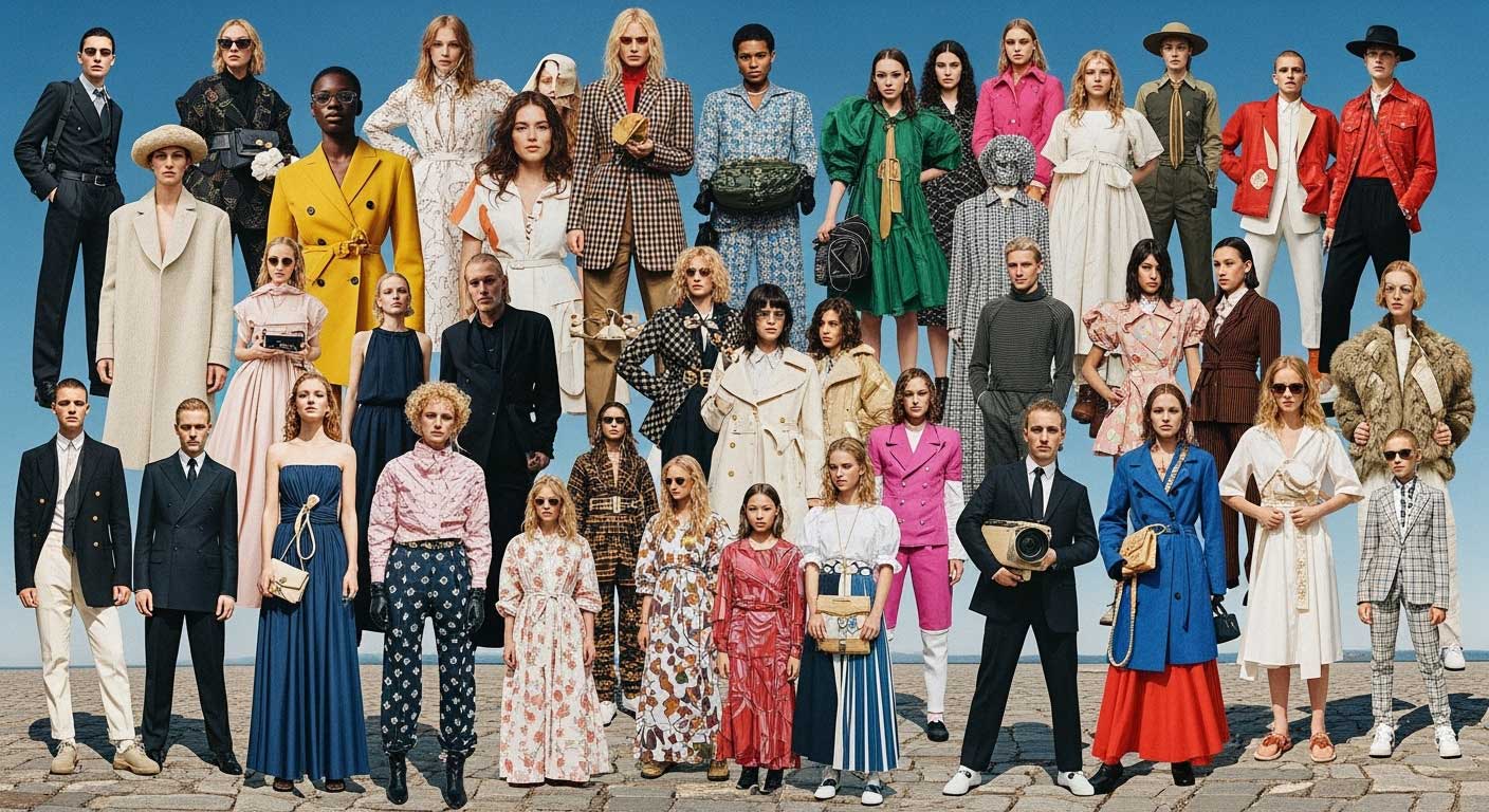 Independent fashion label imagery created with The Fabricant AI design tools