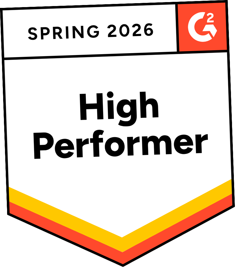 Badge G2 pour l'hiver 2026 indiquant un haut niveau de performance.