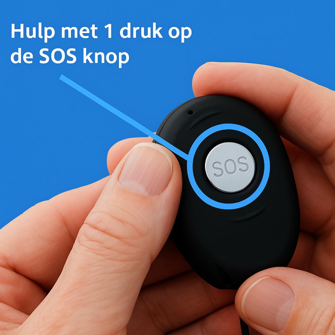 SOS button highlighted