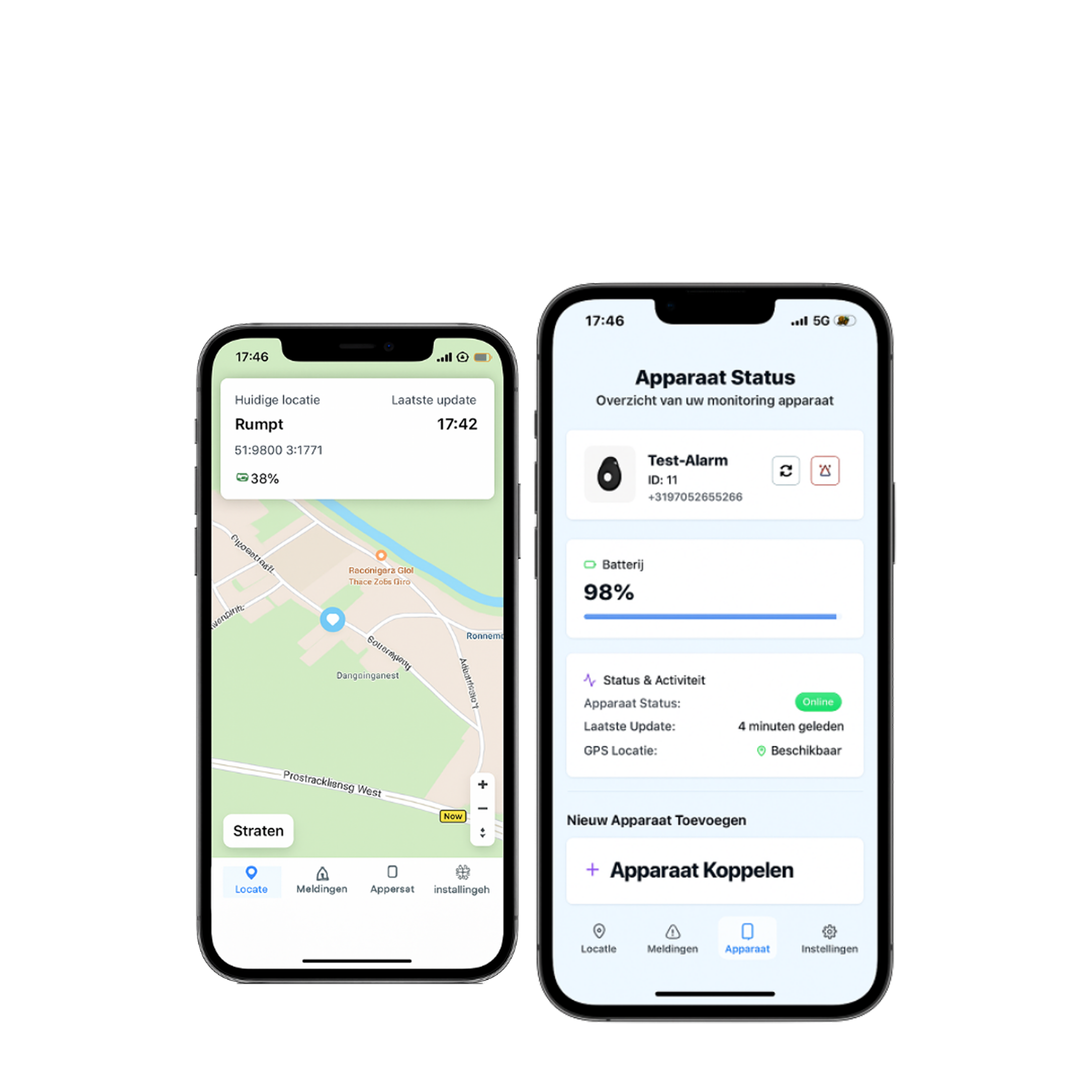 OuderenAlarm mobile application showcase