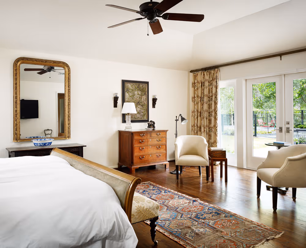 Ranch master bedroom interior