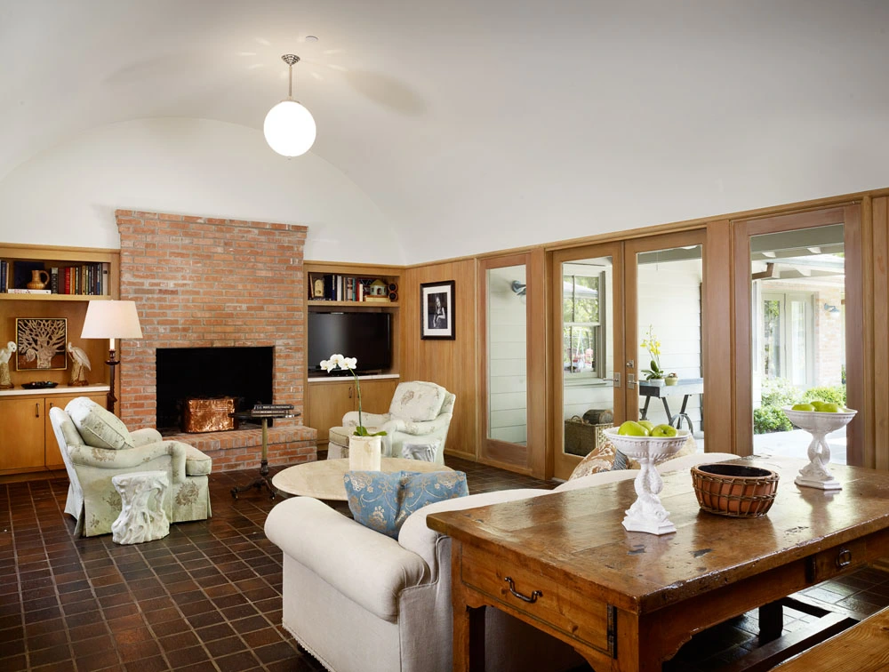 Creekside ranch living room
