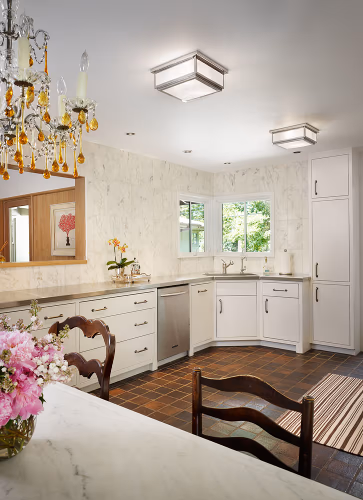 Kitchen interior detail