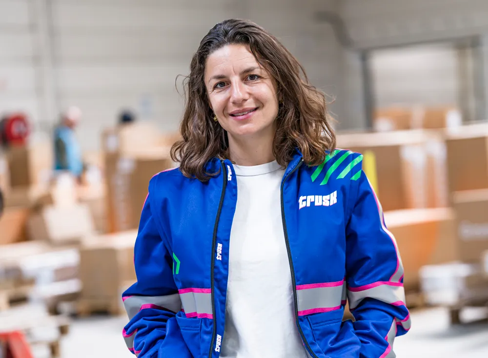 Portrait de Srah Gimenez Fauvety, CEO de Trusk