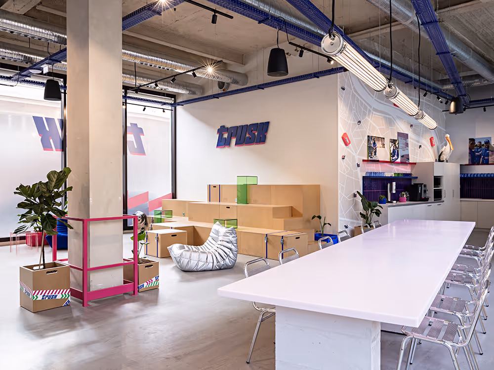 nouveaux bureaux de TRUSK à Saint-Ouen