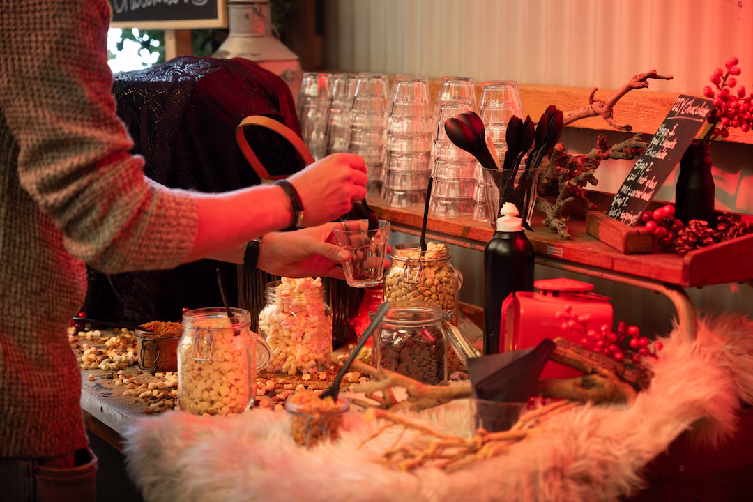 DIY hot chocolate bar Winter Wonder Werf