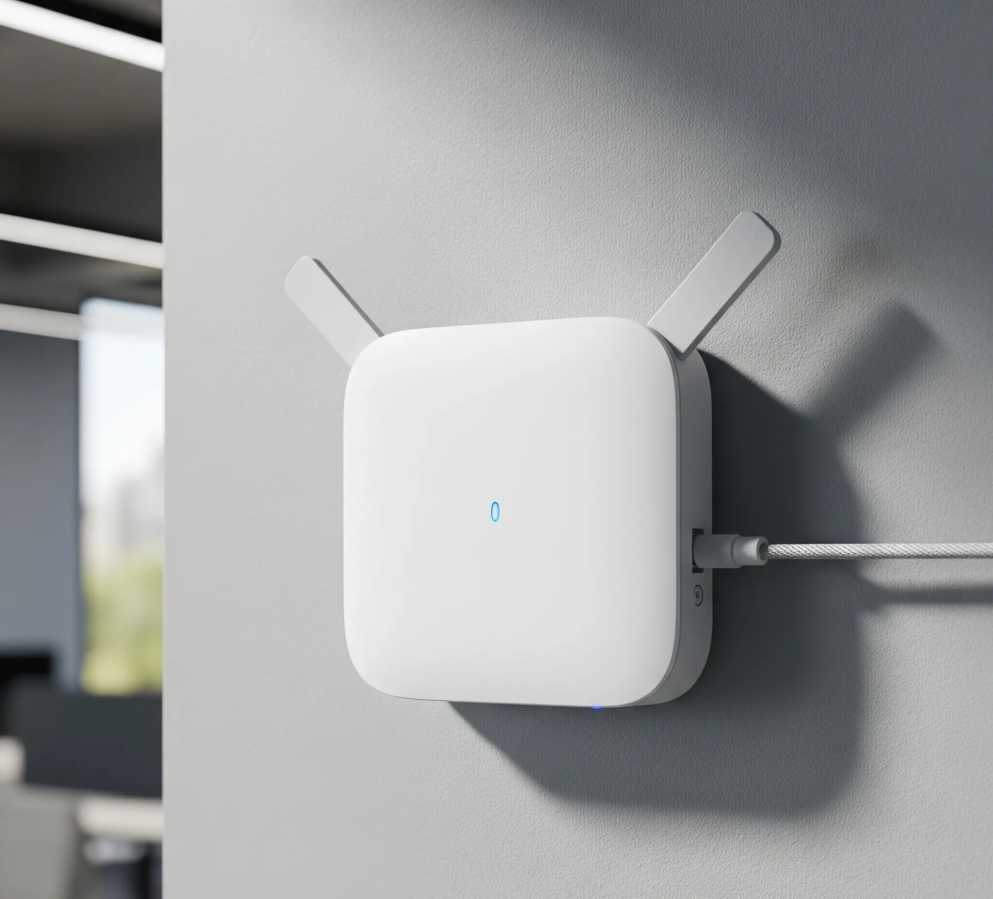 Wall-mounted router