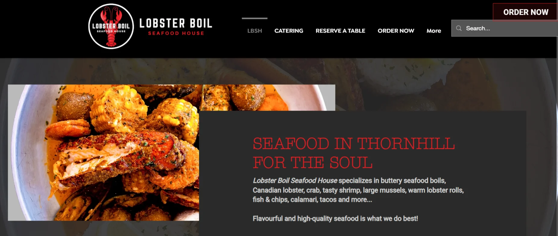 Lobster Boil Seafood House is the best seafood restaurant in Mississauga.