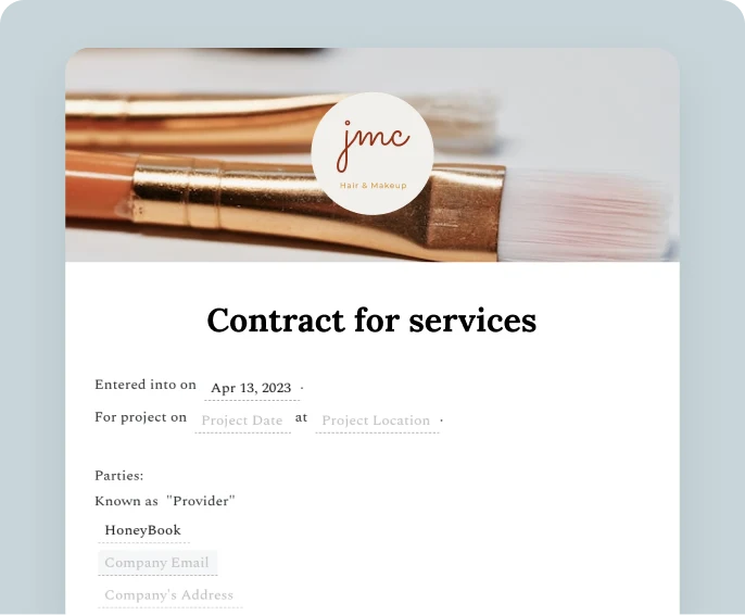Simple contract for services