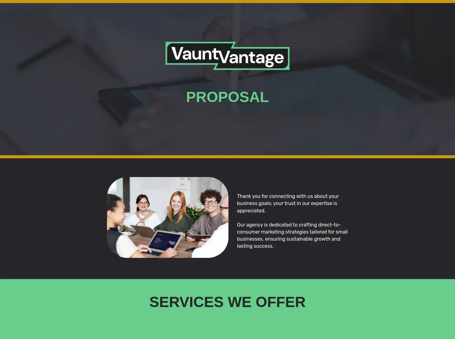 Marketing Agency Proposal 