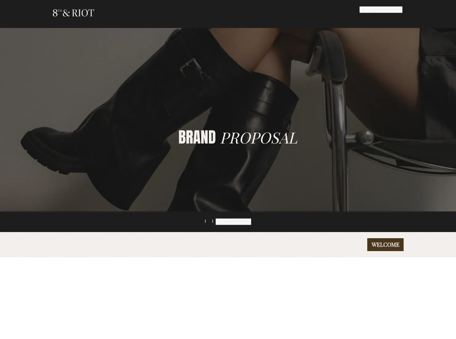 Brand Photography Proposal 