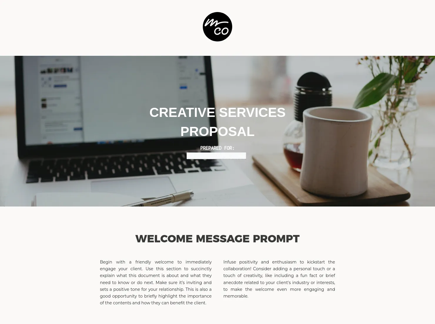 Graphic Design Proposal