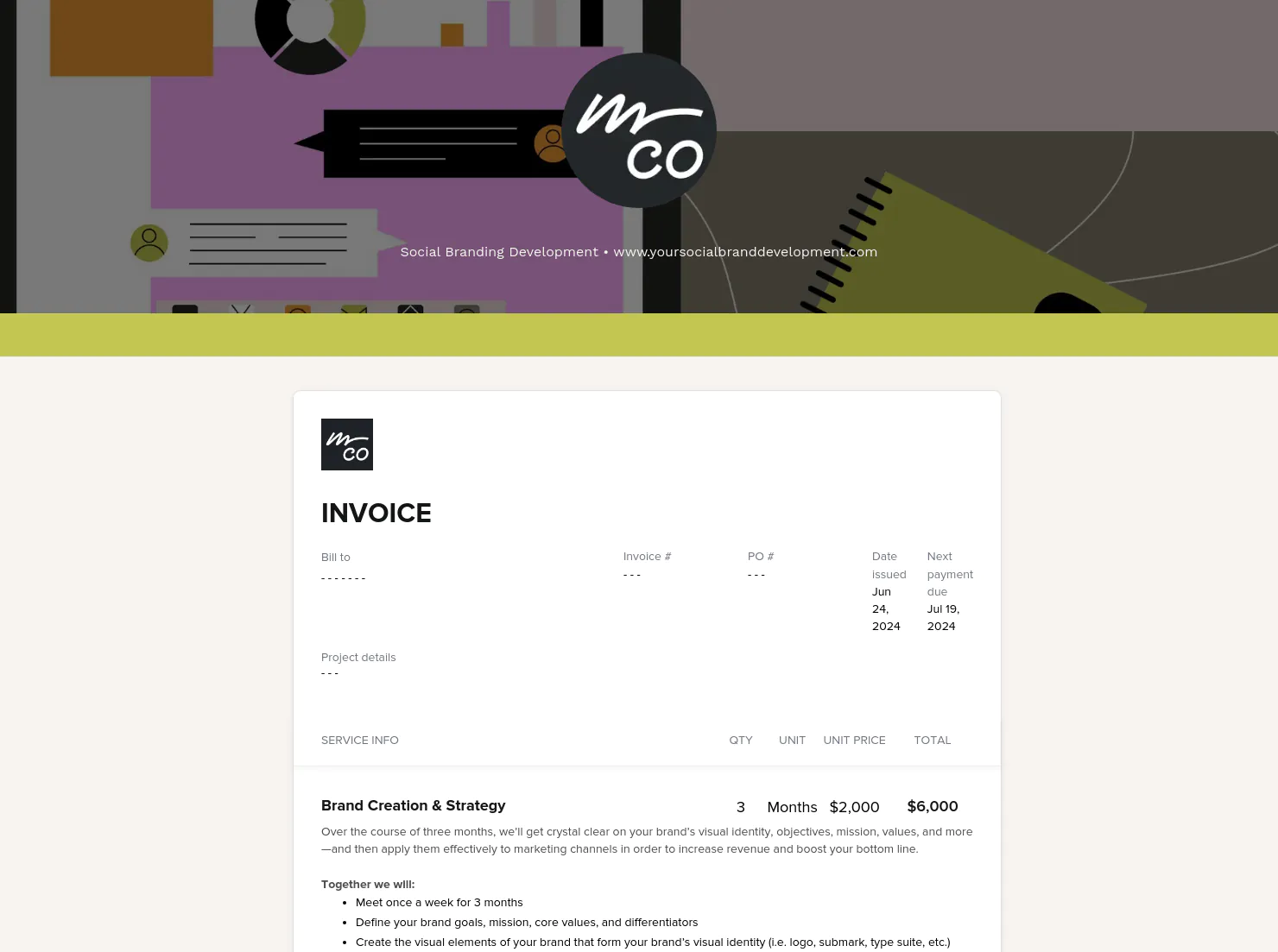 Design Invoice 