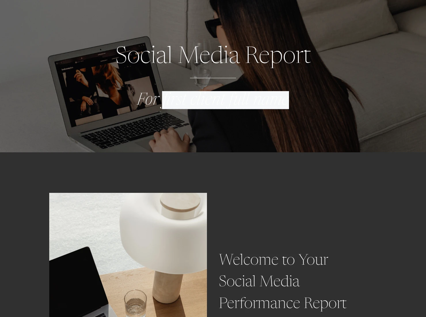 Social Media Report