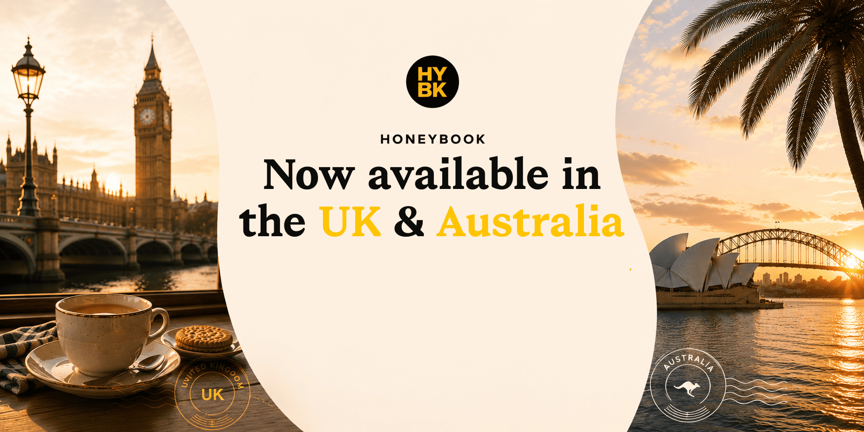 HoneyBook Launches in the UK and Australia