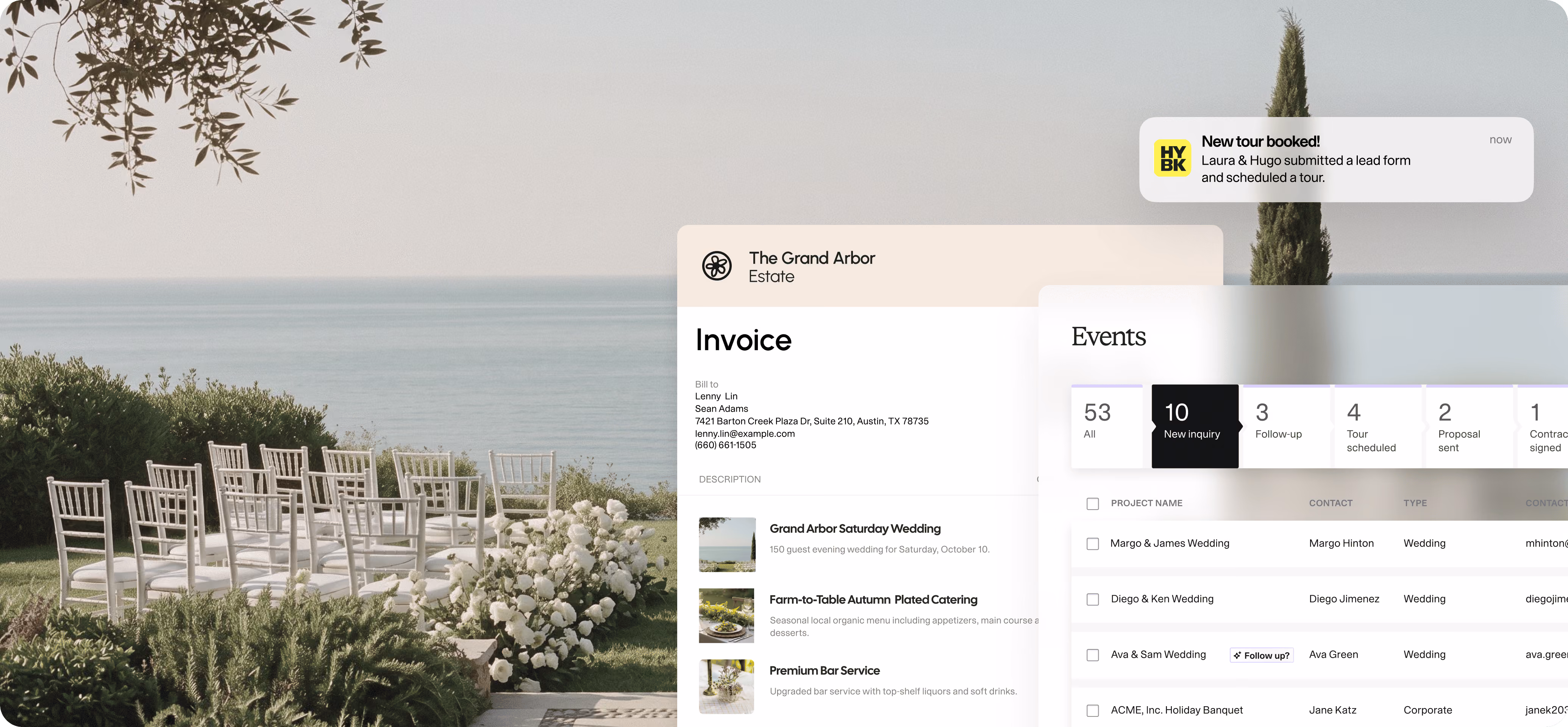 HoneyBook for venues