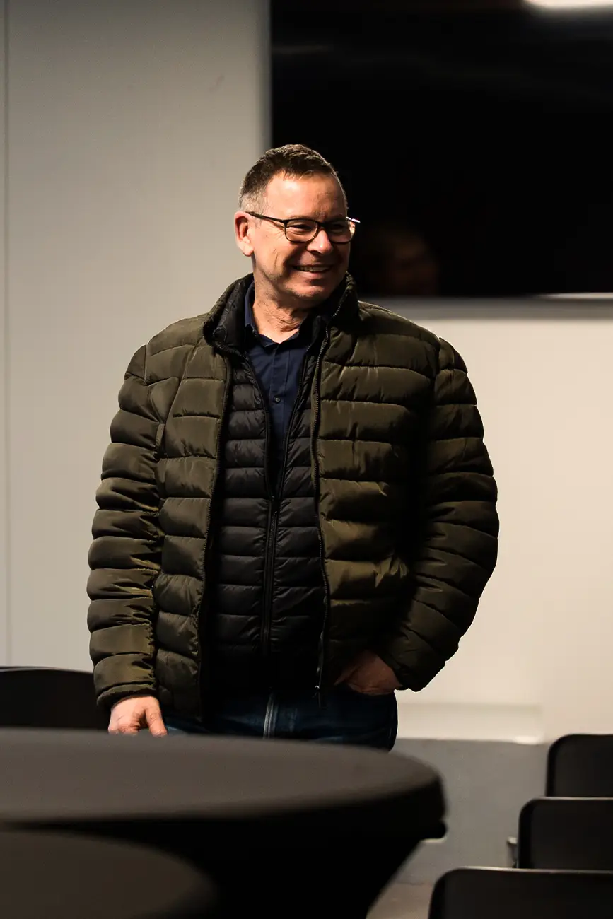 Photo de Guillaume Falque, gérant des magasins Maroquinerie du Sud