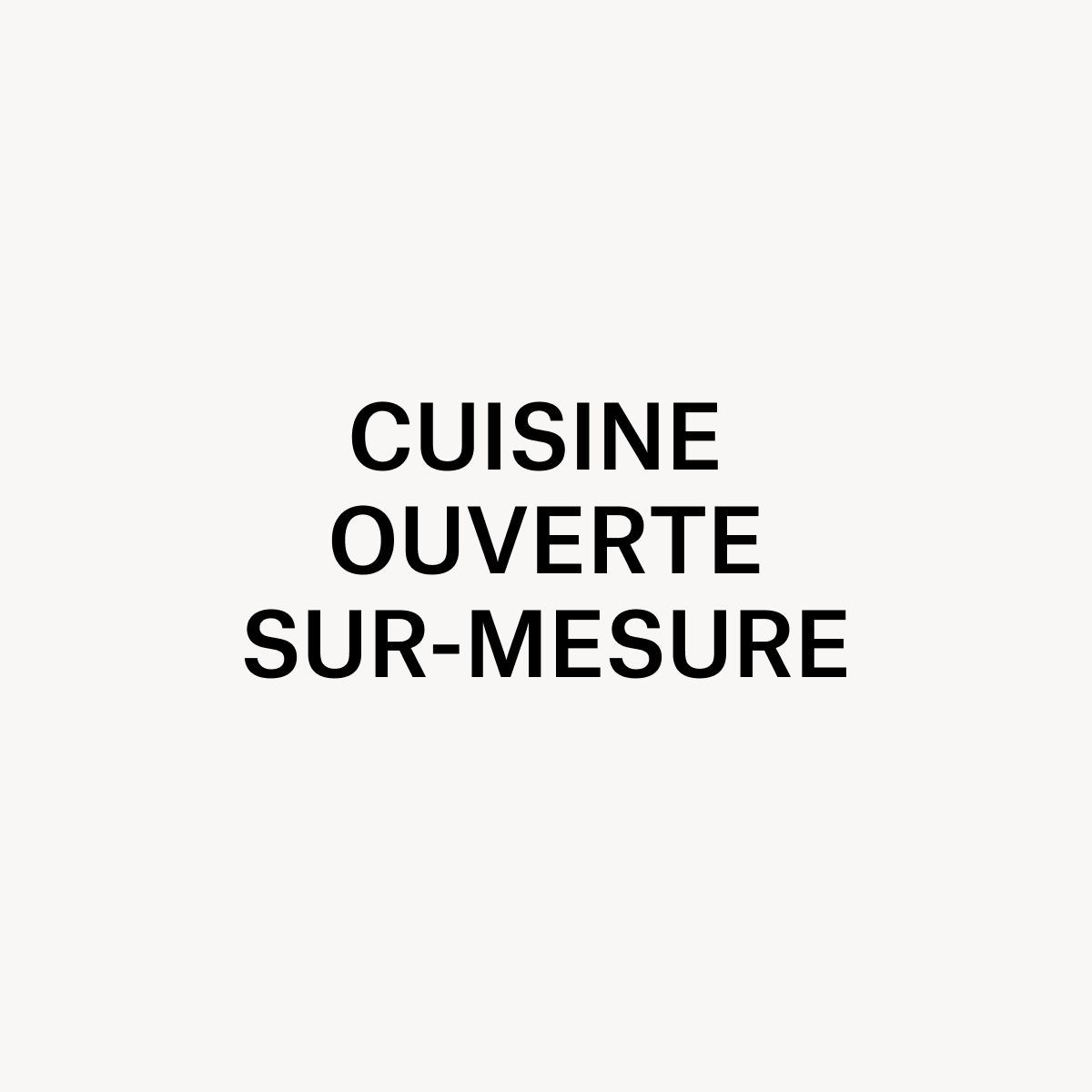 texte descriptif cuisine sur mesure