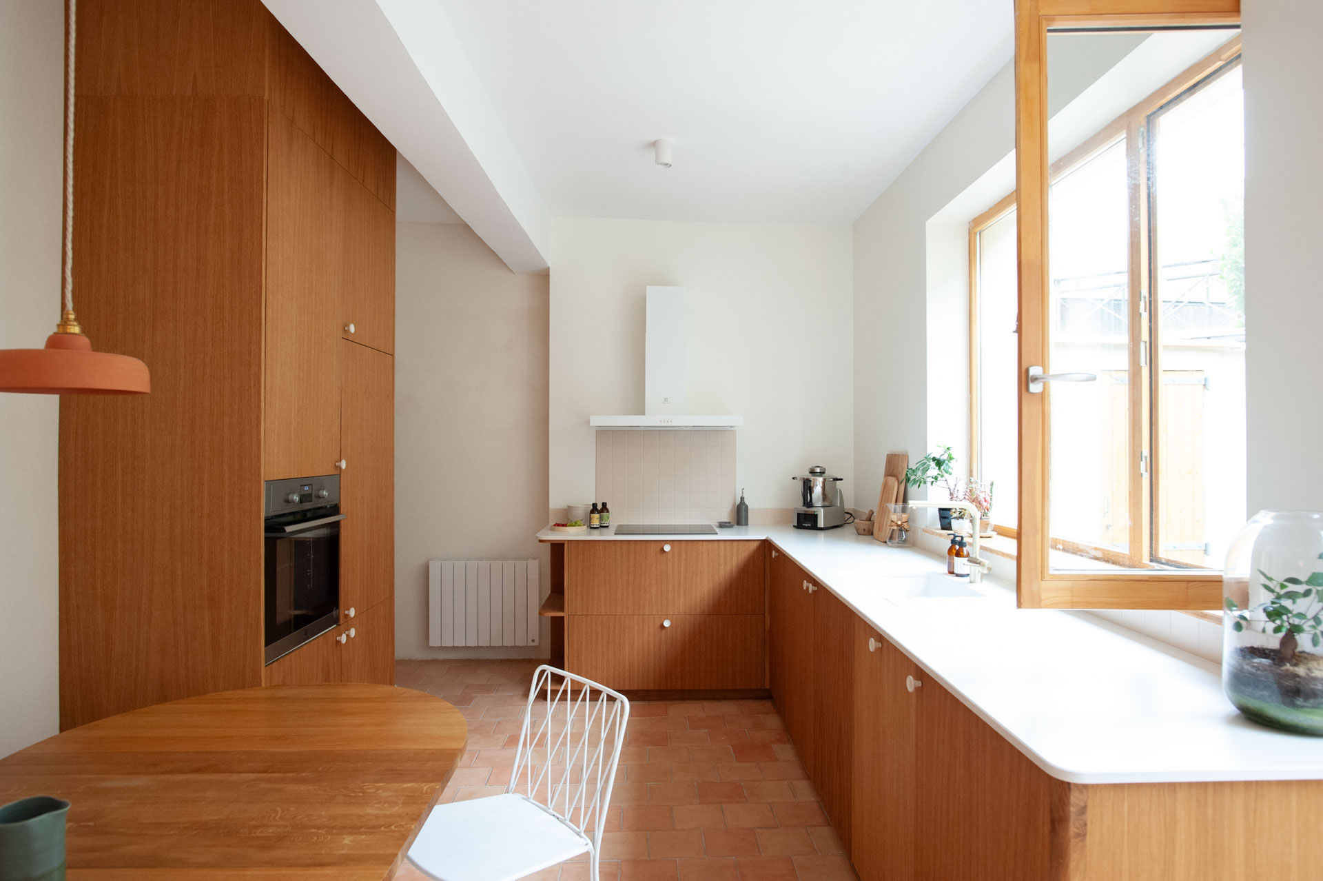 cuisine sur mesure en bois 