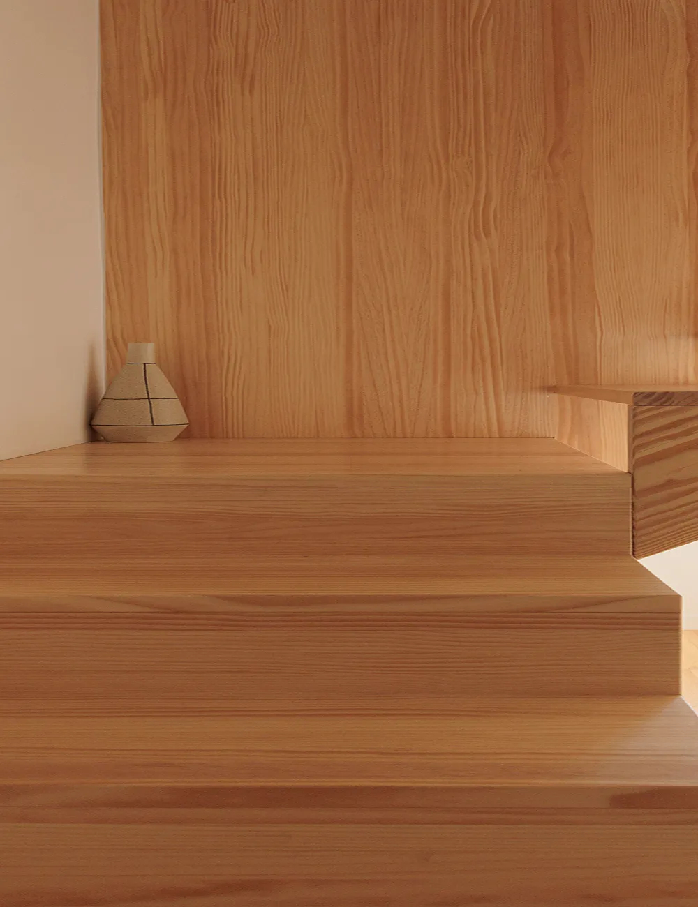 marches d'escalier en bois sur mesure