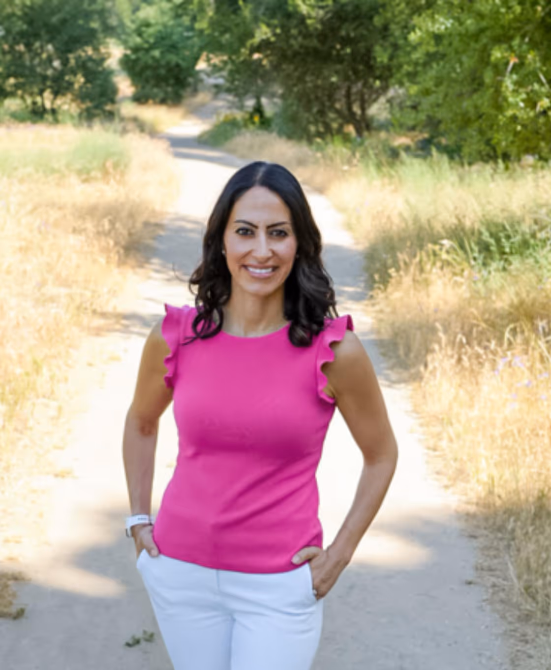 Portrait of Dr. Shiva standing outdoors 