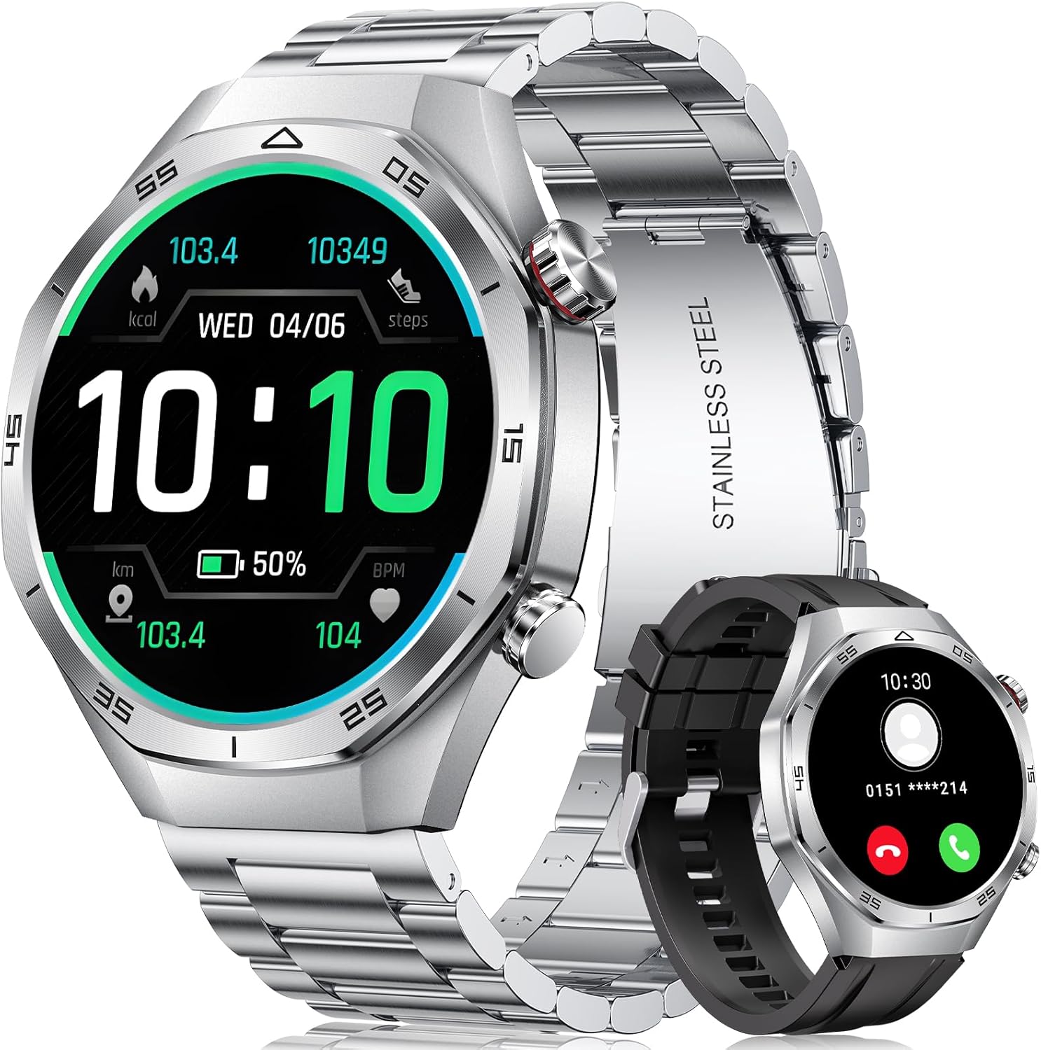Smartwatch Edelstahl
