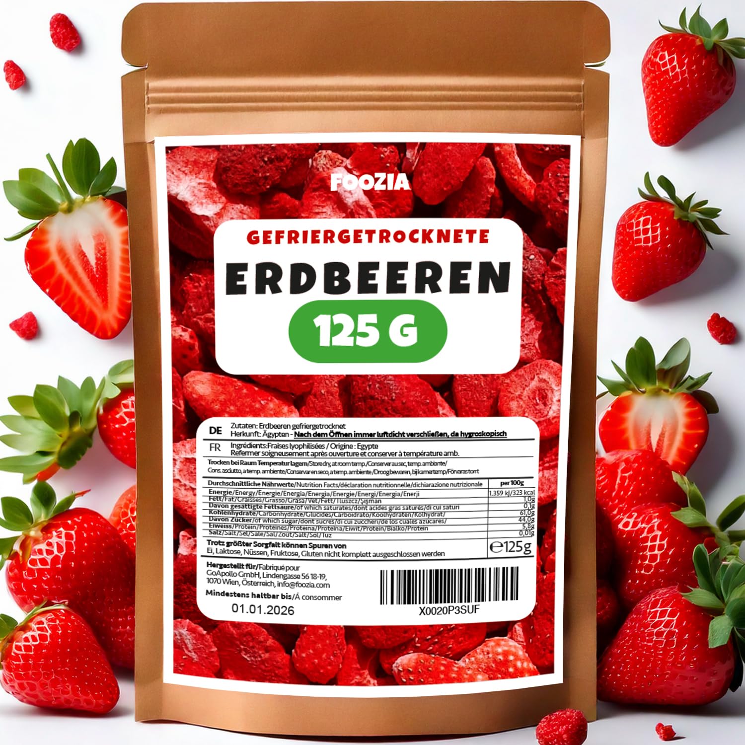 gefriergetrocknete Früchte