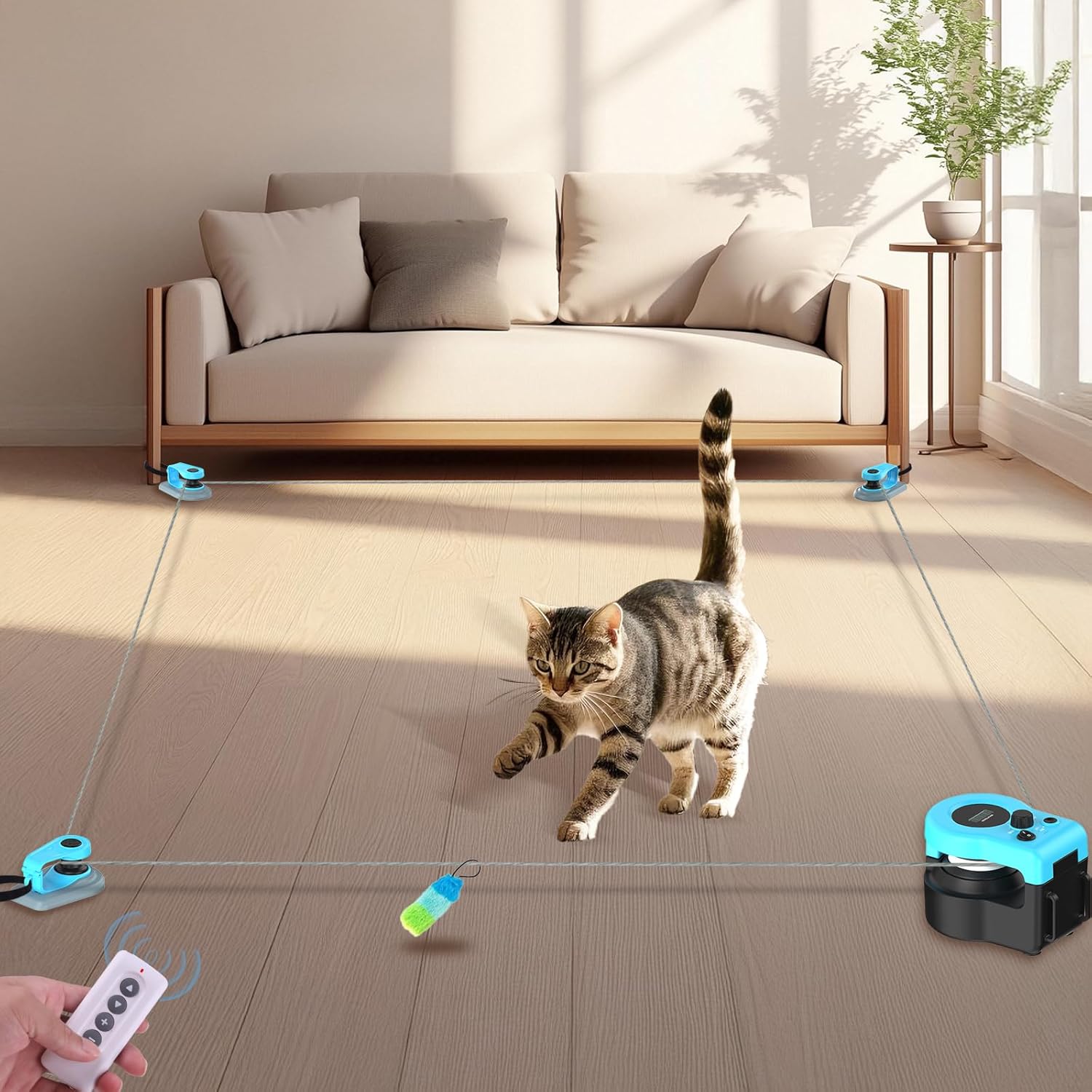 Katzenspielzeug interaktiv