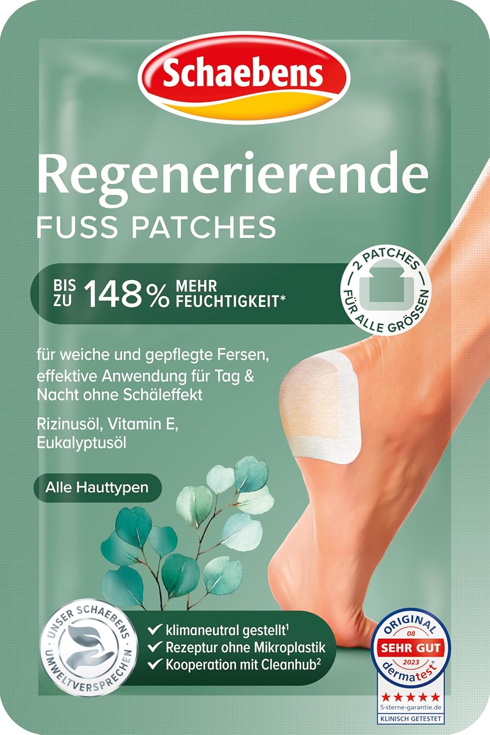 regenerierende Fußpatches