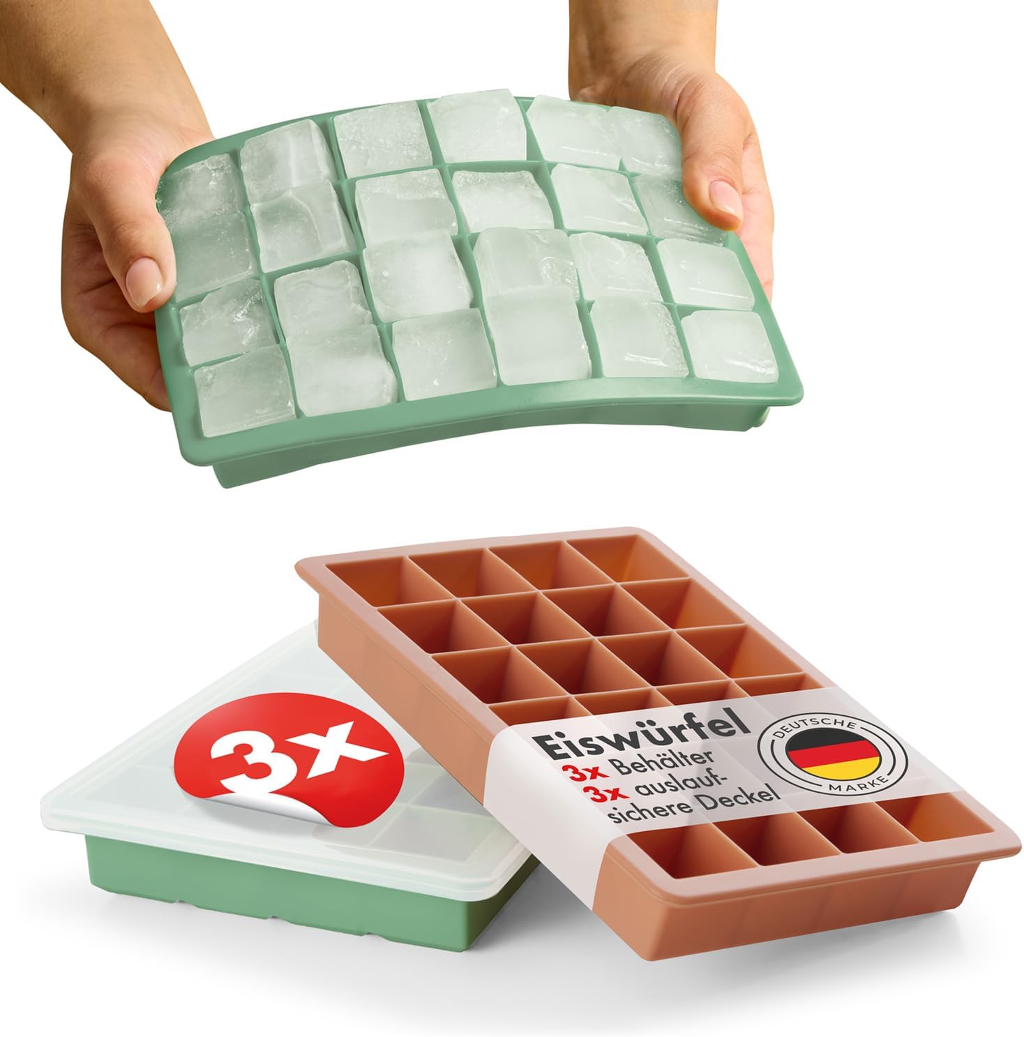 Silikon-Eiswürfelbehälter