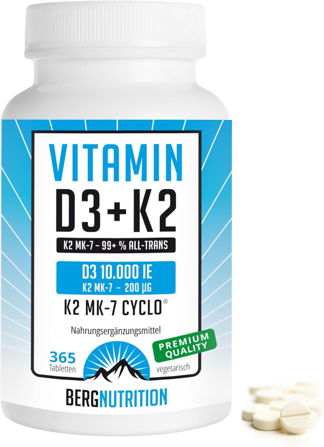 Vitamin D3 K2 Nahrungsergänzung