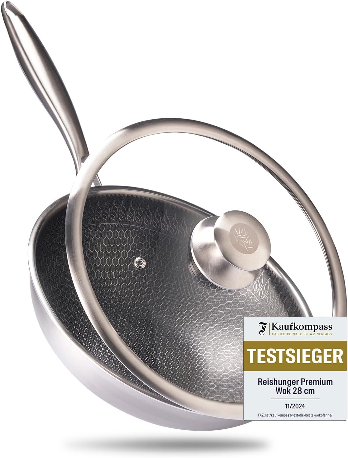 Wok mit Deckel