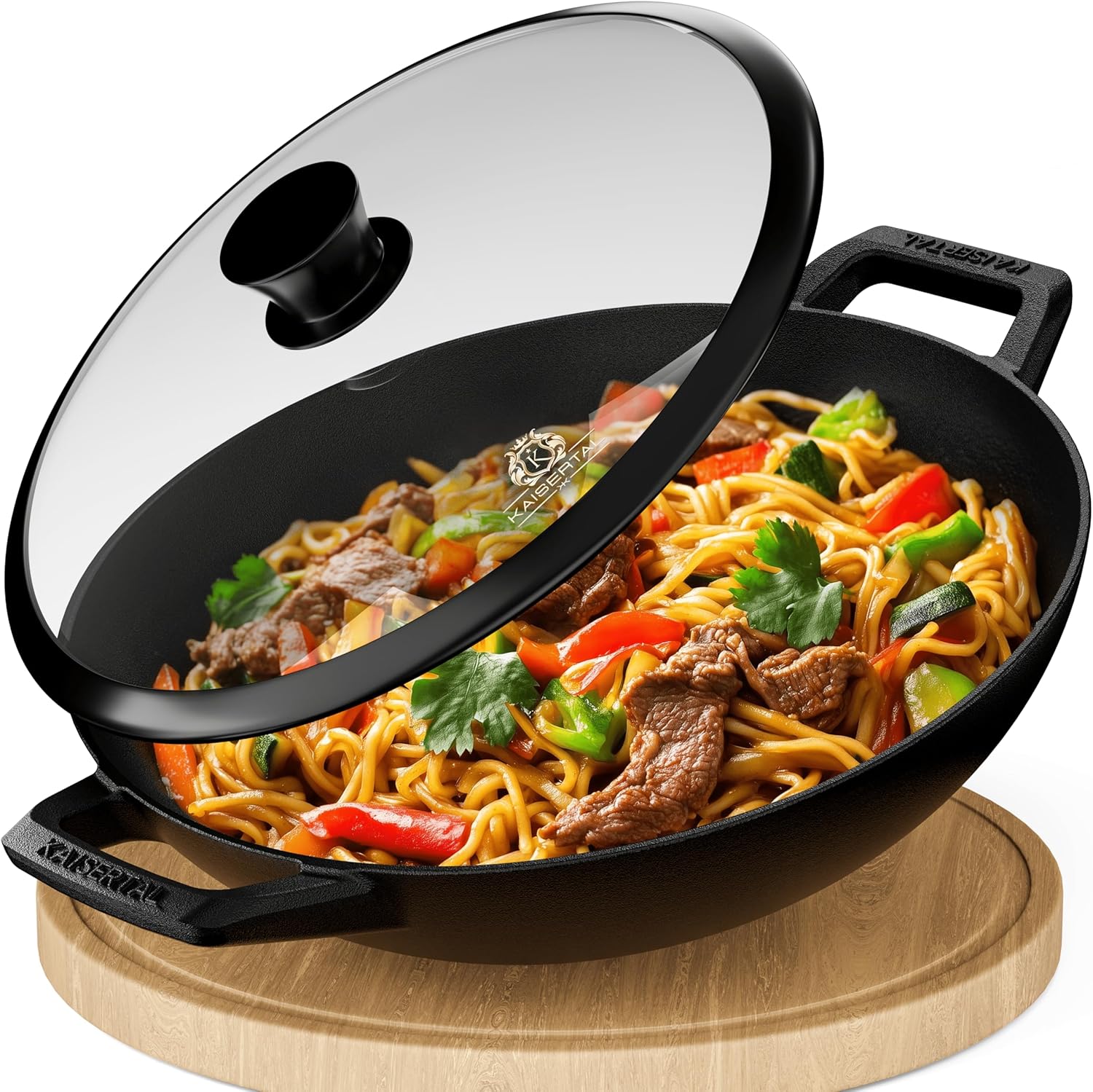 Wok mit Deckel