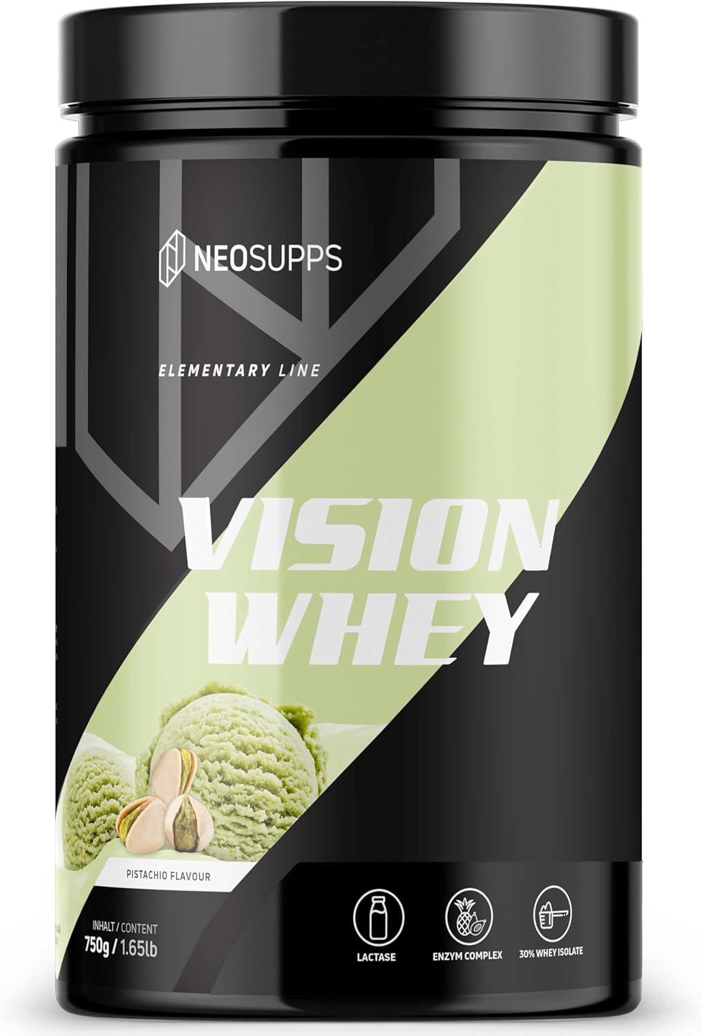 Vision Whey Protein Pistazie