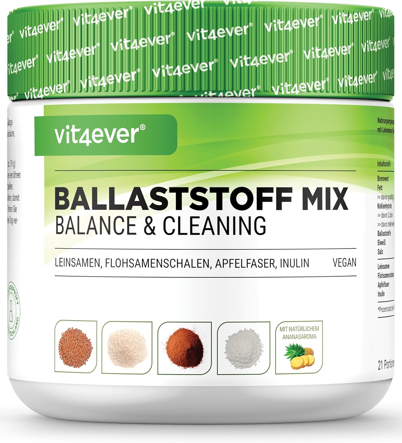 Ballaststoffe Pulver